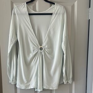 Nikki Beach Lifestyle Light Green Women's Top